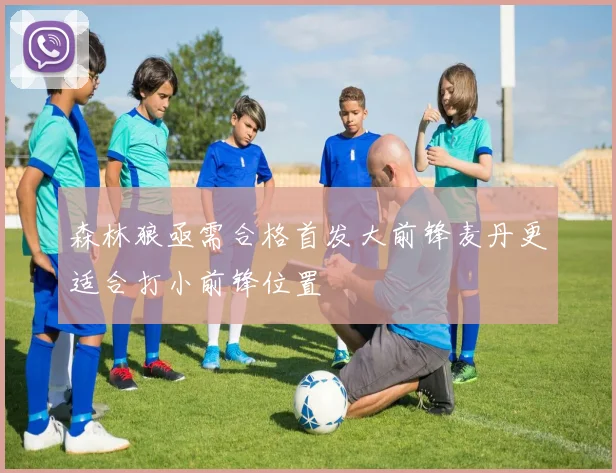 森林狼亟需合格首发大前锋麦丹更适合打小前锋位置